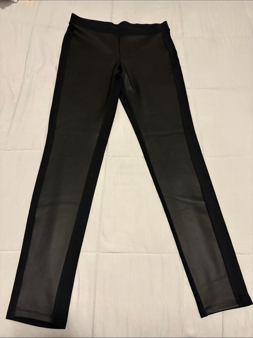 Express M Faux leather Black Leggings